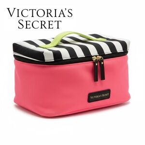 Victoria's Secret Sexy Little Things Striped Canvas Lingerie Organizer Bag